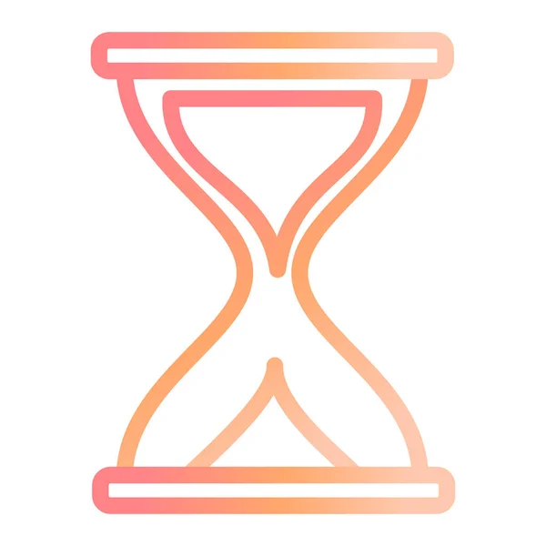 Hour Glass Icono Web Ilustración Simple — Vector de stock