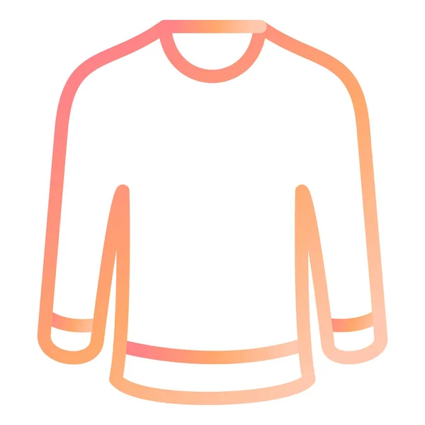 Eishockeyhemd Web Symbol Einfache Illustration — Stockvektor