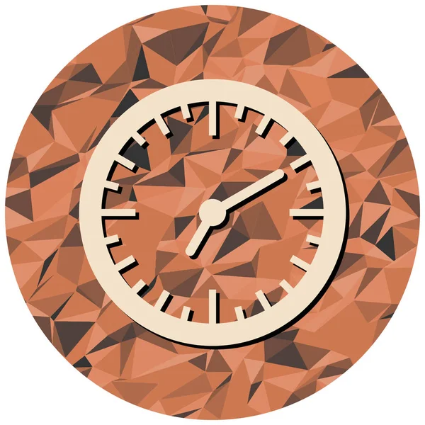 Saat simgesi. Web tasarımı için zaman vektör simgelerinin düz çizimi