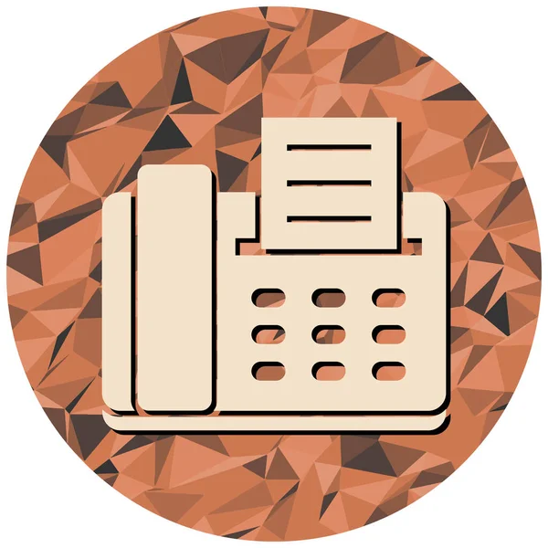 Faks simgesinin vektör illüstrasyonu