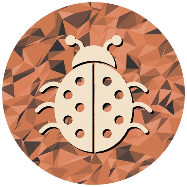 Bug Icon Vector Illustration — Stock Vector