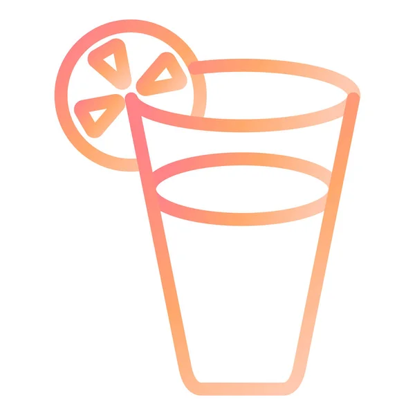 Limonade Icône Web Illustration Simple — Image vectorielle