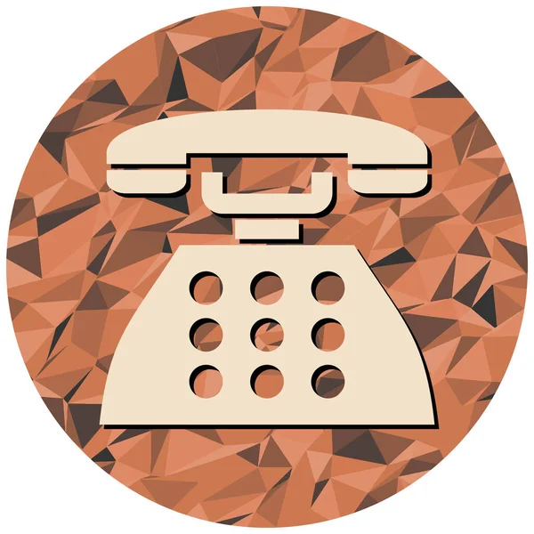 Значок Телефона Векторная Иллюстрация — стоковый вектор