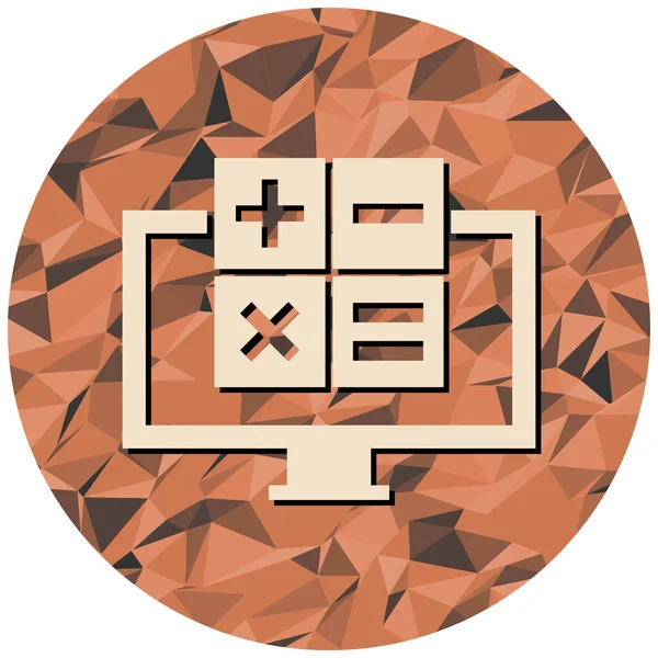 Modern bilgisayar simgesinin vektör illüstrasyonu