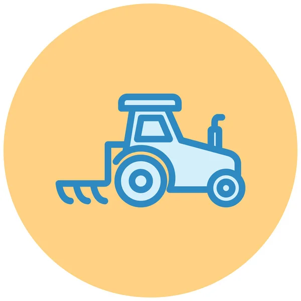 Tractor Vector Icono Ilustración Moderna — Vector de stock