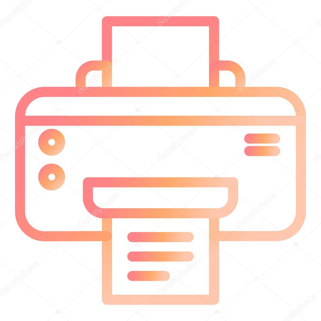 Printer modern icon vector illustration 