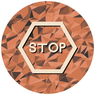 Modern yol simgesinin vektör illüstrasyonu