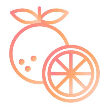 turuncu modern simge vektör illüstrasyonu