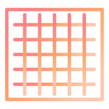 Izgara modern simge vektör illüstrasyonu 