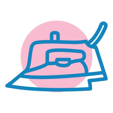 Çamaşır. Web simgesi basit illüstrasyon