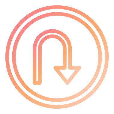 Oku Geri Al ikon vektör illüstrasyonunu