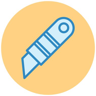 Bıçak. Web simgesi basit illüstrasyon