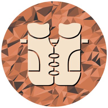 şirin çizgi film simgesinin vektör illüstrasyonu