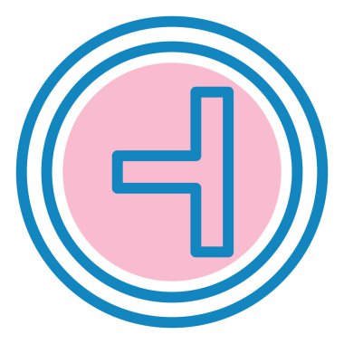 Sol ok simge vektör çizim