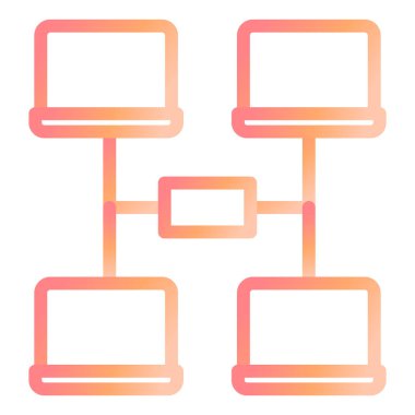 ağ paylaşımı. Basit resimleme