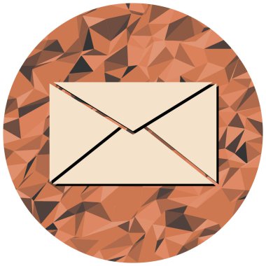 posta simgesi, vektör illüstrasyonu