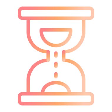 kum saati modern ikon vektör çizimi