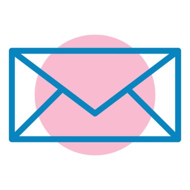 Mektup. Web simgesi basit illüstrasyon