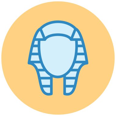 Firavun simgesinin vektör illüstrasyonu