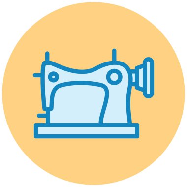 Dikiş makinesi vektör simgesi