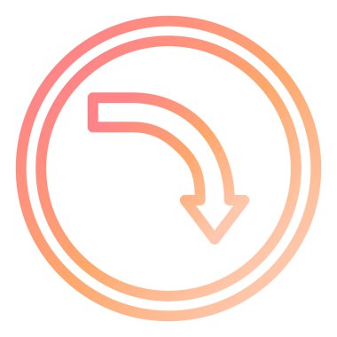 ok simgesi vektör illüstrasyonu