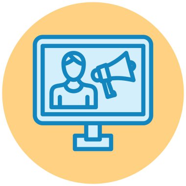 promosyon simgesi, vektör illüstrasyonu basit tasarım