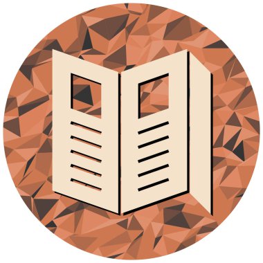 kitap simgesi vektör illüstrasyonu