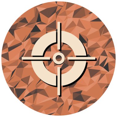 hedef simge vektör illüstrasyonu