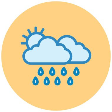 Bulut. Web simgesi basit tasarım