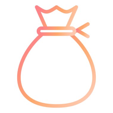 Para Torbası modern simge vektör resimlemesi 