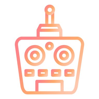 Uzaktan kumanda. Vektör çizim 