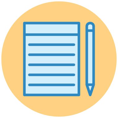 Belge. Web simgesi basit illüstrasyon