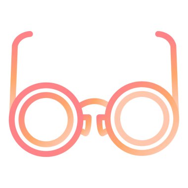 Gözlük. Web simgesi basit illüstrasyon 