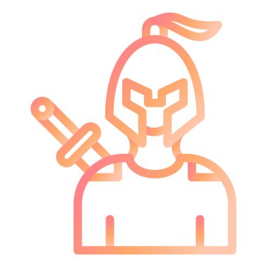 Karakter. Web simgesi basit illüstrasyon 