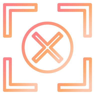 Taranan modern simge vektör illüstrasyonunu tara 