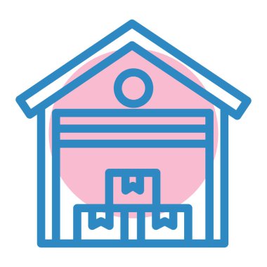 dağıtım vektörü renk simgesi