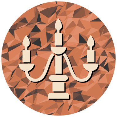 Mumlar. Web simgesi basit tasarım