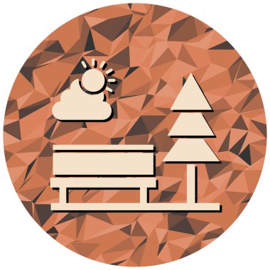 Kar ve çam kozalaklı Noel ağacı