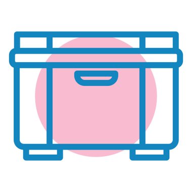 Alışveriş çantası. Basit resimleme