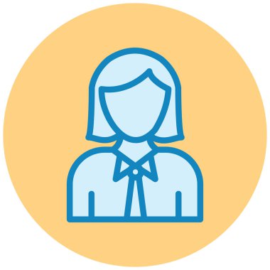 avatar. Web simgesi basit illüstrasyon