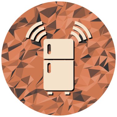 Modern simge işaretinin vektör illüstrasyonu.