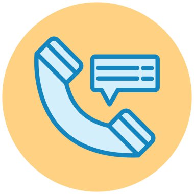 - Telefon. Web simgesi basit illüstrasyon