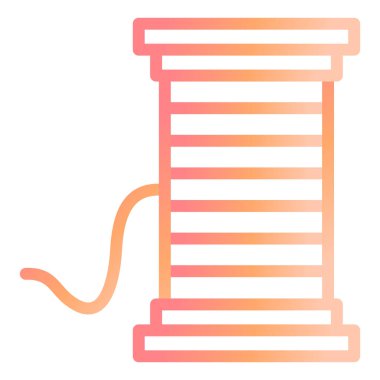 İplik. Web simgesi basit illüstrasyon