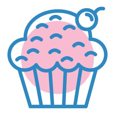 Tatlım. Web simgesi basit illüstrasyon