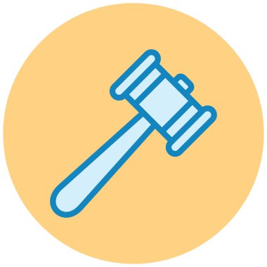 açık artırma vektör düz simgesi