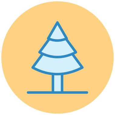 Yılbaşı ağacı. Basit tasarım