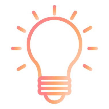 ampul vektör simgesi