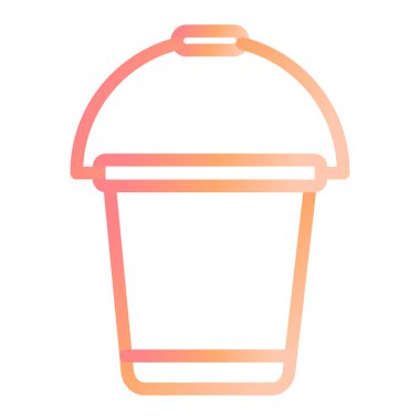 Kova. Web simgesi basit tasarım