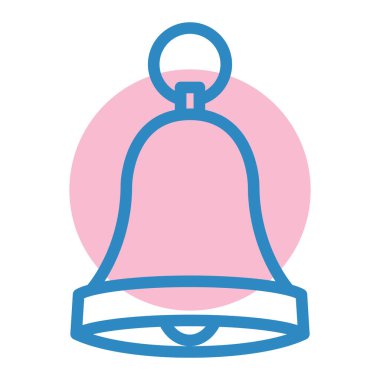 Zil. Web simgesi basit illüstrasyon