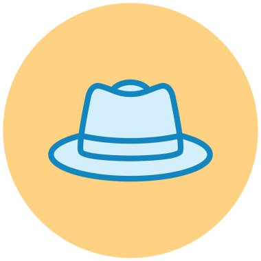Şapka. Web simgesi basit illüstrasyon